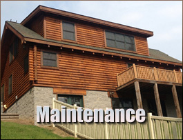 Fredericktown, Ohio Log Home Maintenance